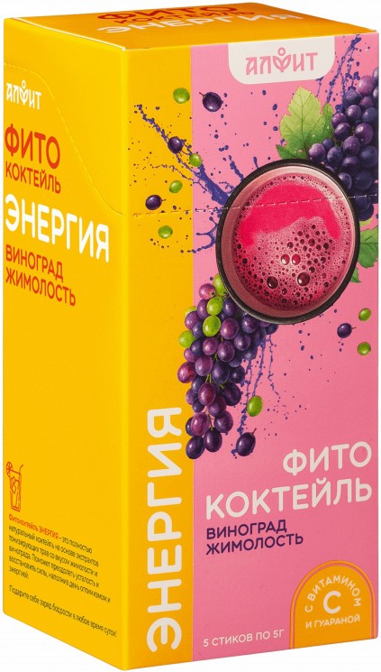 Фитококтейль Энергия, 5 стиков по 5гр