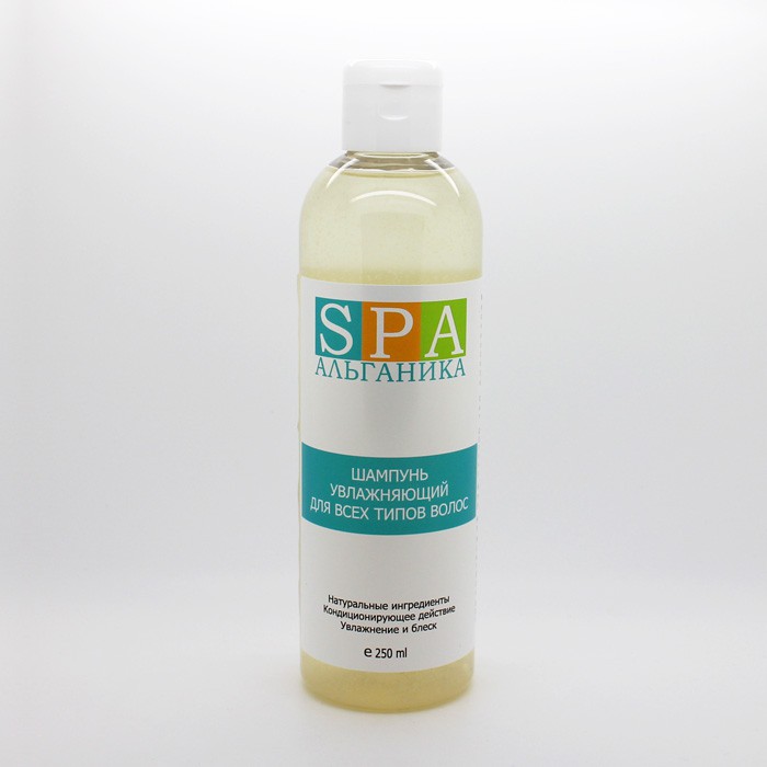 Шампунь увлажняющий для всех типов волос SPA Альганика (250 мл)