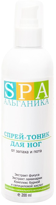 Спрей-тоник для ног (от запаха и пота) с экстрактом ламинарии SPA Альганика  200мл  