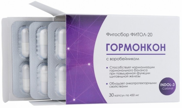 Фитосбор "Фитол-20" Гормонкон, 30 капсул